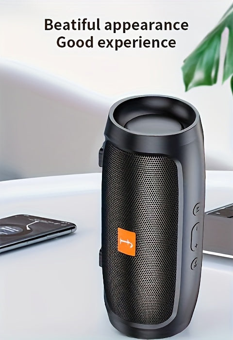 XMEBXPK Portable Wireless Subwoofer Speaker with 4 Drivers, Rechargeable Battery, Hi-Res Audio & Bass Boost, Compact Outdoor Stereo Sound System for Music, Movies, Gaming, Portable Wireless Speakers, Movie Audio Enhancement,