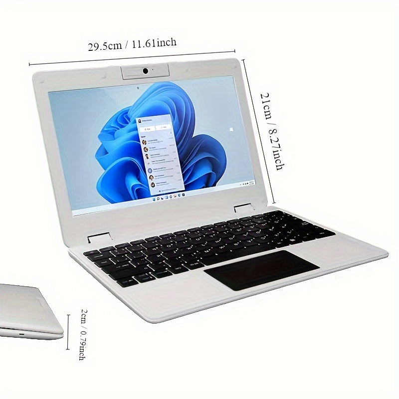 PiPO 11.6 inch windows 11 portable Spanish keyboard Mini Laptop notebook computer pc with handle belt and flip camera laptop for Learning Education