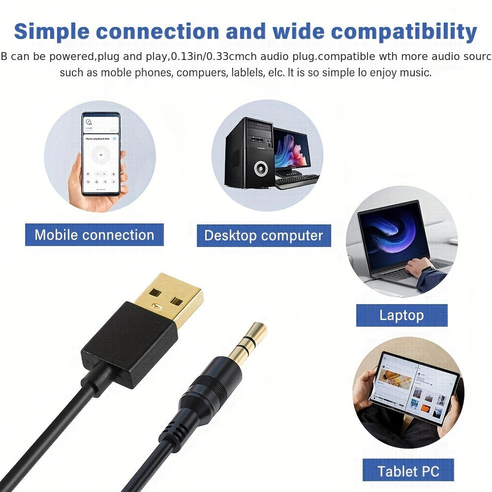 Versatile 2.1 Stereo Speakers with USB Power - Wireless & Wired Connectivity, Ideal for Laptops & PCs - Perfect for Music, Movies, Gaming | Black