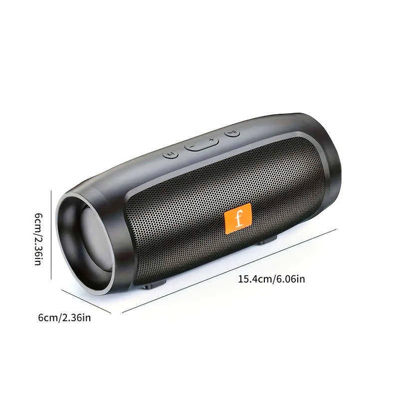 XMEBXPK Portable Wireless Subwoofer Speaker with 4 Drivers, Rechargeable Battery, Hi-Res Audio & Bass Boost, Compact Outdoor Stereo Sound System for Music, Movies, Gaming, Portable Wireless Speakers, Movie Audio Enhancement,