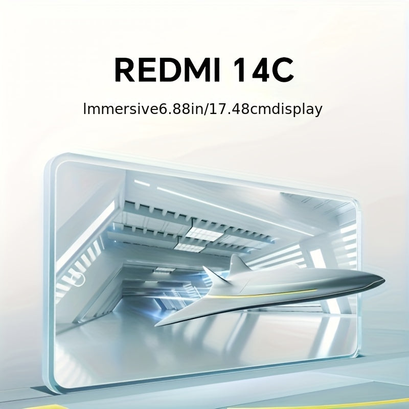 Xiaomi Redmi 14C 120Hz High-Refresh Rate Display, 13MP HD Main Camera, Large Battery, 6.88-Inch Eye-Protecting LCD Screen, Side Fingerprint Unlock, GPS Support, No NFC Function
