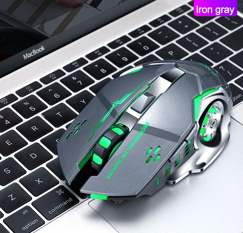 Q13 Wireless Mouse, Wireless Mouse, Rechargeable LED Silent Ultra-Thin Laptop Mouse, Stable And Smooth, Low Latency, with USB Receiver, Suitable Laptops// Computers, Gaming, Office And Entertainment, Mouse Wireless for Gaming