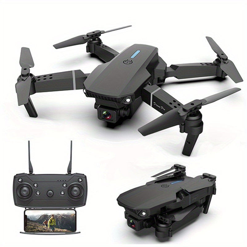 E88 Dual Camera Drone with Wi-Fi and Remote Control, Black and White, Four-Axis Aerial Photography Toy for Beginners - Ideal Gift for Halloween, Christmas, New Year, Best for Christmas, Perfect for Thanksgiving, Best Drone