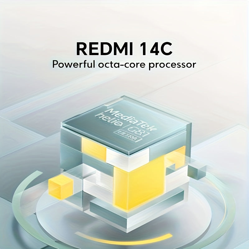 Xiaomi Redmi 14C 120Hz High-Refresh Rate Display, 13MP HD Main Camera, Large Battery, 6.88-Inch Eye-Protecting LCD Screen, Side Fingerprint Unlock, GPS Support, No NFC Function
