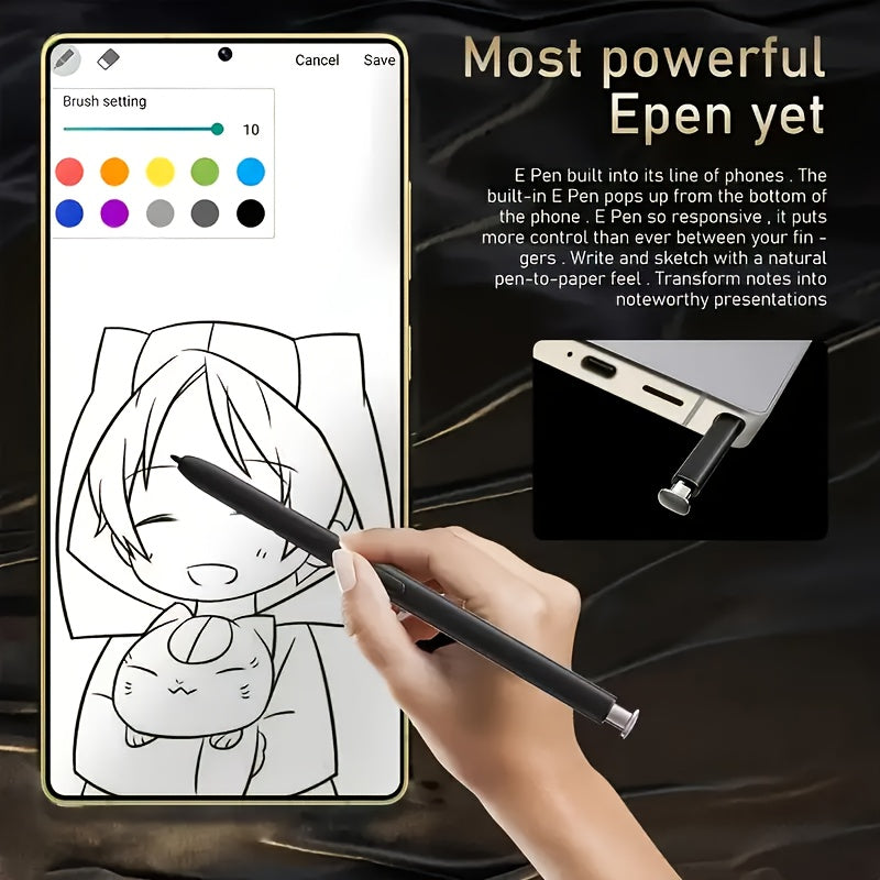 S25 Ultra 5G Global Unlocked Android Smartphone, Large Touchscreen, 12+512GB Storage, Dual SIM Dual Standby, HD Front & Rear Cameras, Built-in Stylus, Long Battery Life, Includes Earphones, Case, Screen Protector and Type-C C