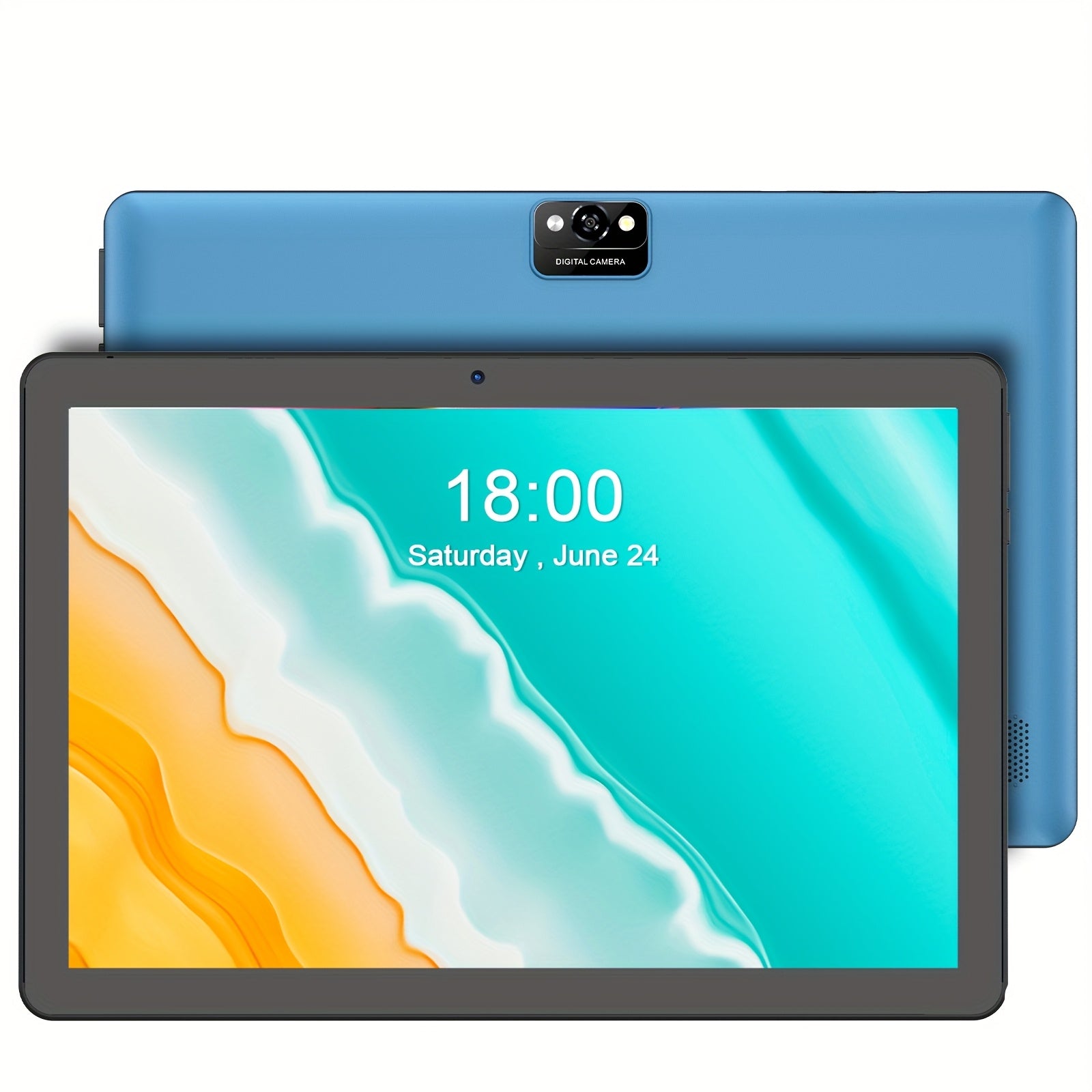 ROENLLCE 10.1" Tablet with Android 13 OS, Keyboard, Mouse, Case, Stylus, 7GB RAM + 64GB ROM, Dual 2MP Front & 8MP Rear Cameras, 1280x800 IPS HD Display, 2-in-1 Laptop Mode, Tablet, Pad