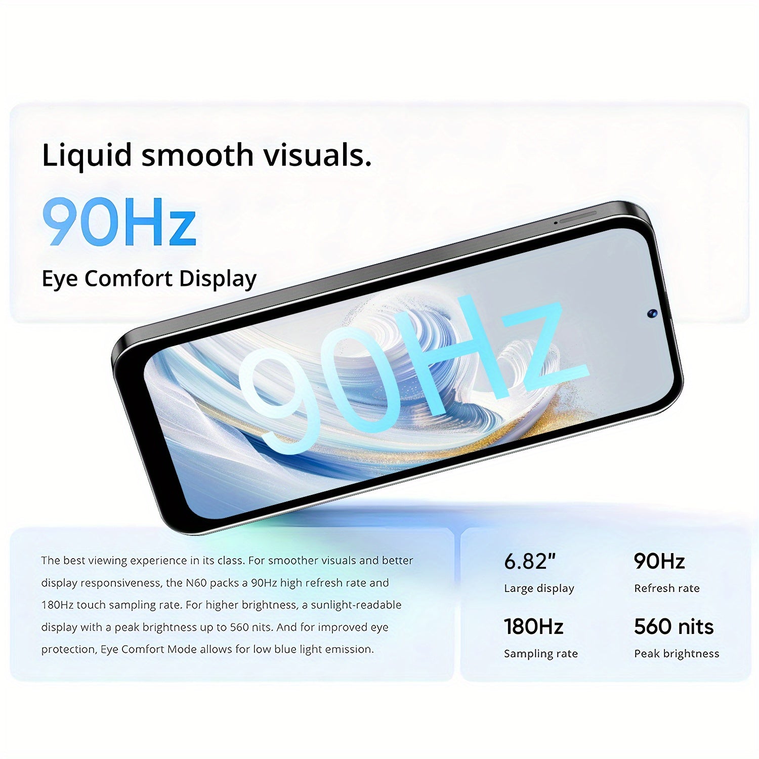 Unlock 5G Android smartphone, dual SIM dual standby, 16+50MP camera, 6.82-inch touchscreen, 12GB RAM, 512GB storage space, GPS positioning, free phone case+protective film+wired headphones