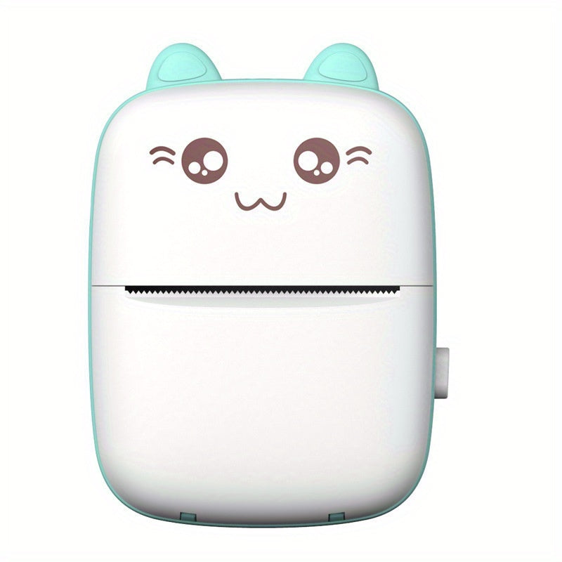 Portable Wireless Mini Thermal Printer with 10 roll paper kit/1 roll paper kit, USB Rechargeable, Photo& Label Printing, Ideal for Travel& Home Use, Photo Printing| Wireless Connectivity