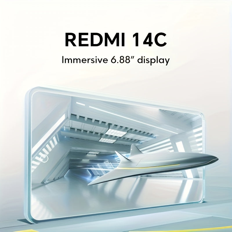 Xiaomi Redmi 14C 120Hz High-Refresh Rate Display, 13MP HD Main Camera, Large Battery, 6.88-Inch Eye-Protecting LCD Screen, Side Fingerprint Unlock, GPS Support, No NFC Function