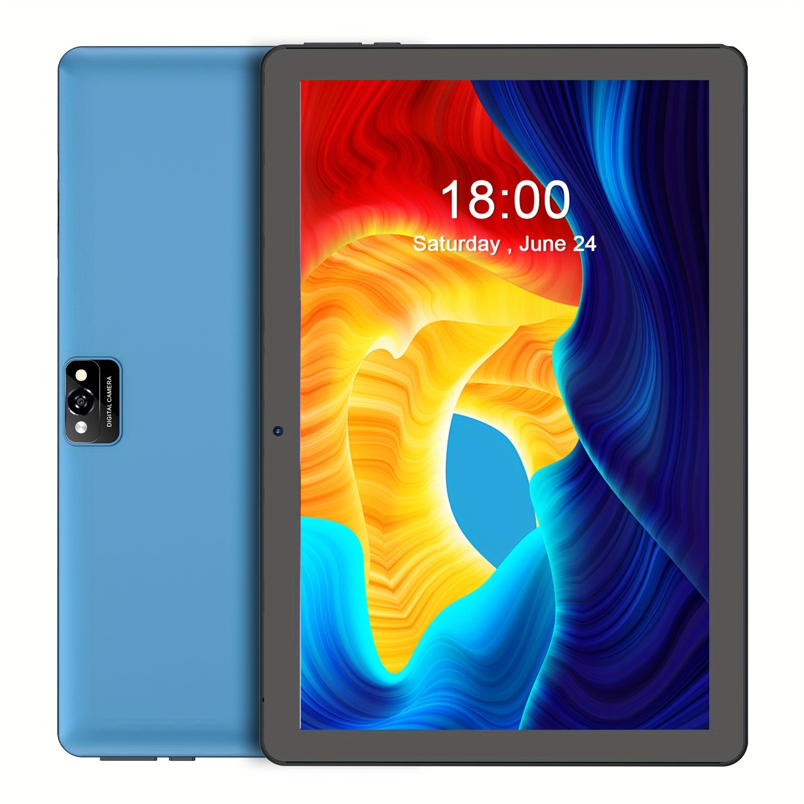 ROENLLCE 10.1" Tablet with Android 13 OS, Keyboard, Mouse, Case, Stylus, 7GB RAM + 64GB ROM, Dual 2MP Front & 8MP Rear Cameras, 1280x800 IPS HD Display, 2-in-1 Laptop Mode, Tablet, Pad
