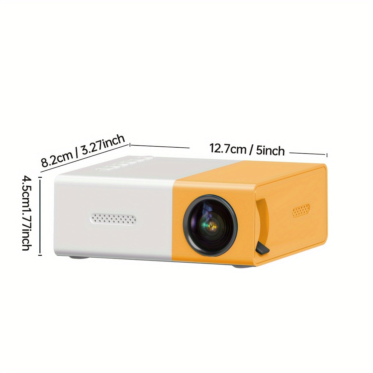 Mini Portable Outdoor Movie Projector, LED Micro Video Projector Suitable for Home Theater, Compatible with Smartphones/Tablets/Laptops/TV Sticks/PS/USB, Home Theater Projector, Portable Entertainment, Compact Design, Lightwe