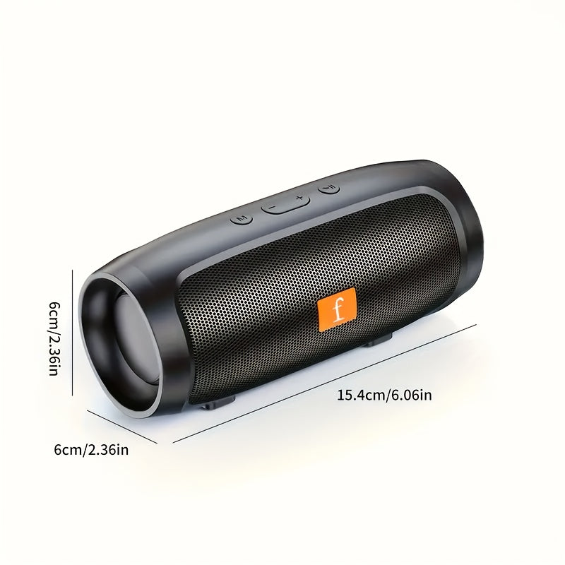 XMEBXPK Portable Wireless Subwoofer Speaker with 4 Drivers, Rechargeable Battery, Hi-Res Audio & Bass Boost, Compact Outdoor Stereo Sound System for Music, Movies, Gaming, Portable Wireless Speakers, Movie Audio Enhancement,