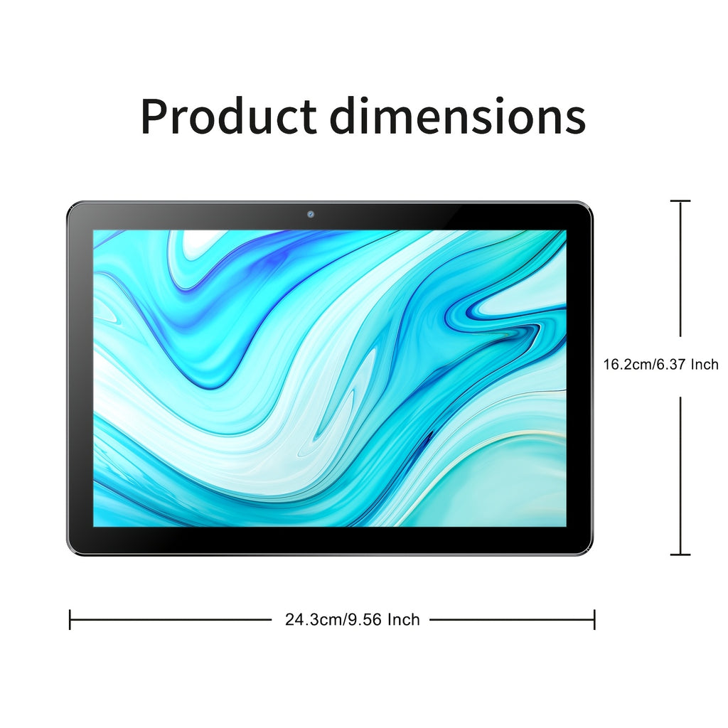ROENLLCE 10.1" Tablet with Android 13 OS, Keyboard, Mouse, Case, Stylus, 7GB RAM + 64GB ROM, Dual 2MP Front & 8MP Rear Cameras, 1280x800 IPS HD Display, 2-in-1 Laptop Mode, Tablet, Pad