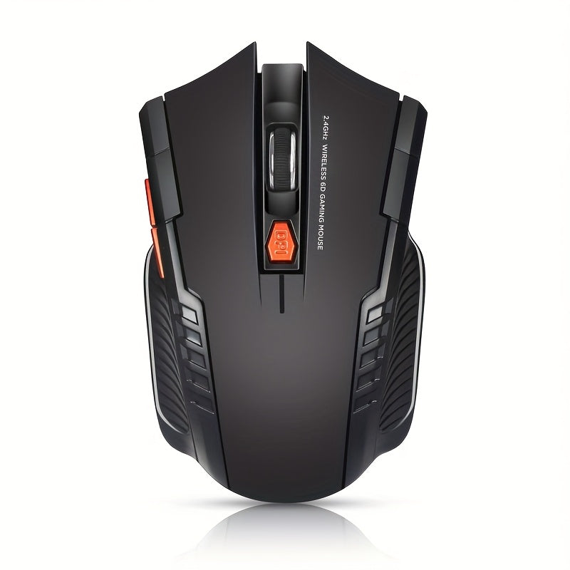 Mini 2.4GHz wireless mouse with USB receiver, gaming mouse for computer PC laptop, mouse for gaming, laser optical, ergonomic, portable design, and nimble, suitable for office, home and gaming, cool appearance, multiple color