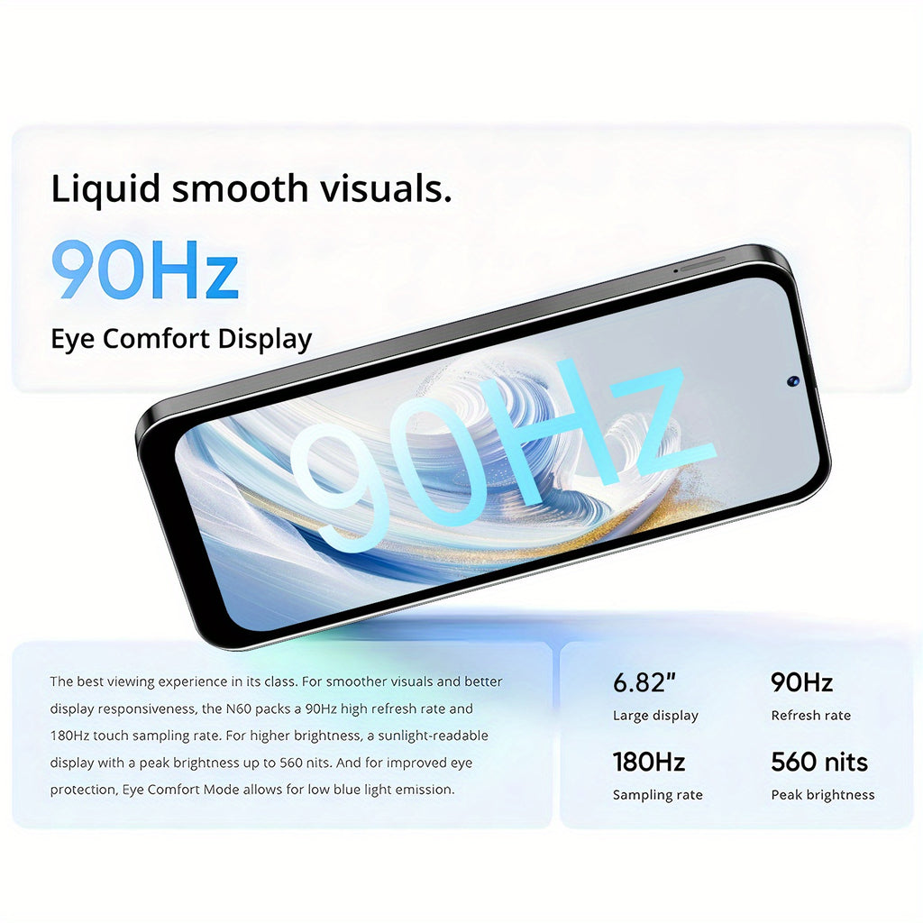 Unlock 5G Android smartphone, dual SIM dual standby, 16+50MP camera, 6.82-inch touchscreen, 12GB RAM, 512GB storage space, GPS positioning, free phone case+protective film+wired headphones