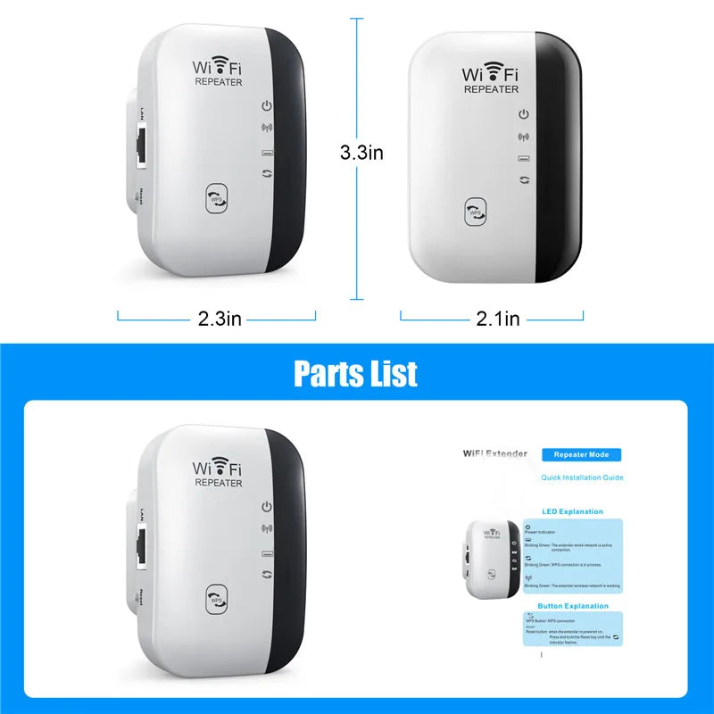 300Mbps Wireless WIFI Repeater Remote Wifi Extender WiFi Amplifier 802.11N Booster Repetidor Amplifier WiFi Reapeter