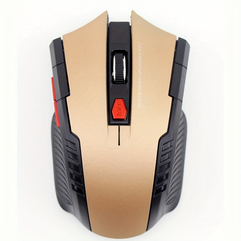 Mini 2.4GHz wireless mouse with USB receiver, gaming mouse for computer PC laptop, mouse for gaming, laser optical, ergonomic, portable design, and nimble, suitable for office, home and gaming, cool appearance, multiple color