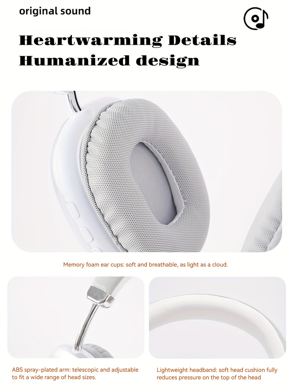 Stylish Black and Silvery Over-Ear Wireless Headphones, Metallic Finish, Comfortable Ear Cushions, Foldable & Portable, Wireless 5.3, Long Battery Life Stereo Sound, Deep Bass, Dual Mode for Music & Gaming, Perfect for Sports